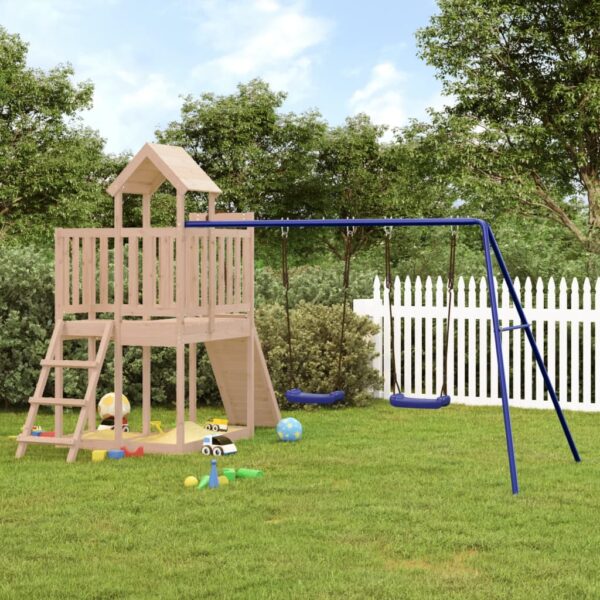 Outdoor Playset Solid Wood Pine