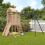 Outdoor Playset Solid Wood Pine