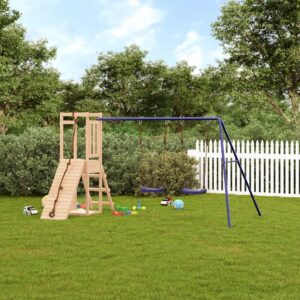 Outdoor Playset Solid Wood Pine