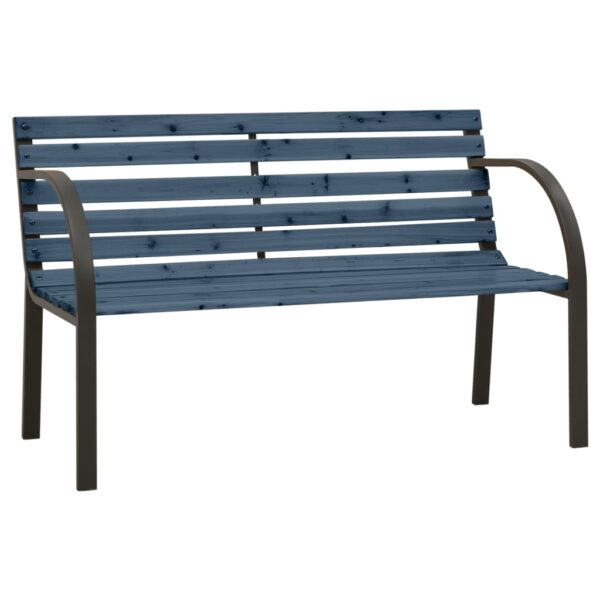 Children's Garden Bench in Solid Chinese Fir Wood  Grey - Ideal for Outdoor Spaces  Durable and Comfortable