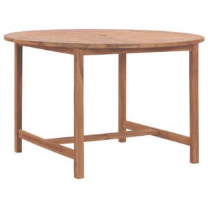 Solid Teak Wood Garden Dining Table  Weather-Resistant  Suitable for Indoor and Outdoor Use