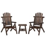 3 Piece Garden Lounge Set Solid Wood Spruce