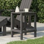 High-Quality Garden Adirondack Table Anthracite HDPE Weather-Resistant UV-Resistant Low Maintenance