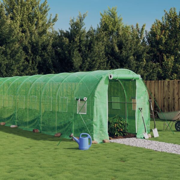 Spacious Greenhouse with Durable PE Cover and Sturdy Steel Frame  UV-Resistant  Weather-Resistant  Ideal for Fruits  Vegetables  and Plants