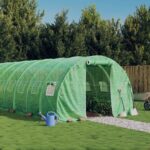 Spacious Greenhouse with Durable PE Cover and Sturdy Steel Frame  UV-Resistant  Weather-Resistant  Ideal for Fruits  Vegetables  and Plants