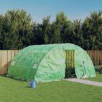 Spacious Greenhouse with Durable PE Cover and Sturdy Steel Frame  UV-Resistant  Weather-Resistant  Ideal for Fruits  Vegetables  and Plants