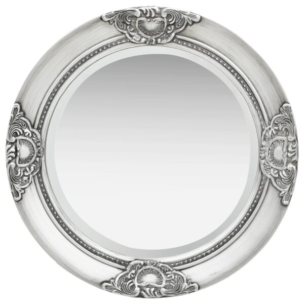 Wall Mirror Baroque  50 cm Silver