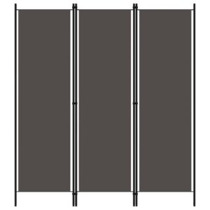 High-Quality 3-Panel Room Divider in Anthracite - Freestanding  Practical  Ideal for Privacy