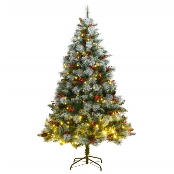 Artificial Hinged Christmas Tree 300 LEDs 180 cm