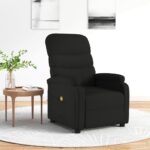 Massage Chair Black Fabric