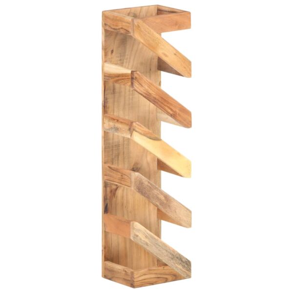 Wine Rack for 5 Bottles Solid Acacia Wood