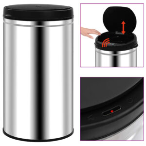 Automatic Sensor Dustbin 60 L Stainless Steel