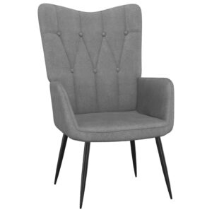 Relaxing Chair Dark Grey Fabric