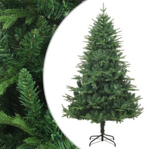 Artificial Christmas Tree Green Lifelike PVC PE Material with Steel Stand 150 cm