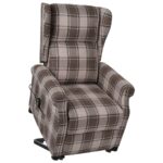 Stand up Chair Beige Fabric