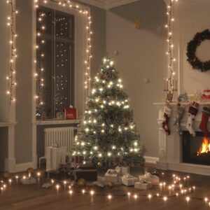 LED String Lights Warm White 300 LEDs 30m PVC for Indoor Outdoor Decorations