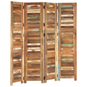 Room Divider 168 cm Solid Wood Reclaimed