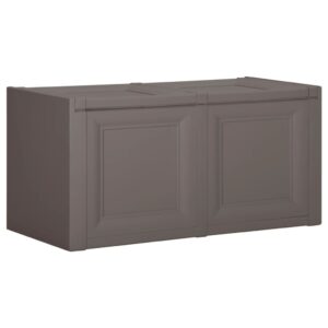 Grey Cushion Storage Box  Lightweight  Easy Clean  Ample Space  Decorative  Transformable Seat