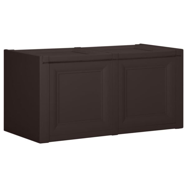 Large Brown Cushion Box - Lightweight  Easy Clean  Ample Storage Space  Decorative Furniture