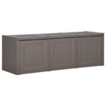 Grey Cushion Storage Box  Lightweight  Easy Clean  Ample Space  Decorative Furniture