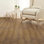 Self-Adhesive PVC Flooring Planks Walnut Brown Mimicked Wood Texture Durable Easy Install