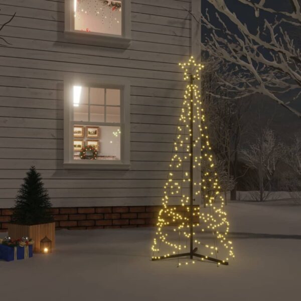 Christmas Cone Tree Warm White 200 LEDs 70x180 cm