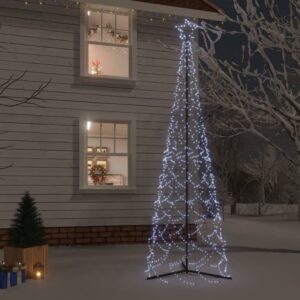 Christmas Cone Tree Cold White 500 LEDs 100x300 cm