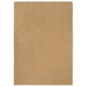 Natural Jute Area Rug Rectangular Handwoven Textured Floor Mat Home Decor