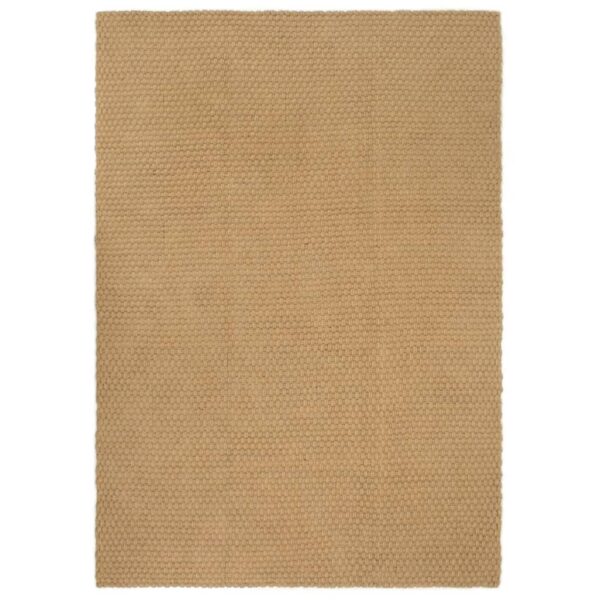 Elegant Jute Area Rug Natural Tone Soft Durable Textured Floor Mat Home Decor