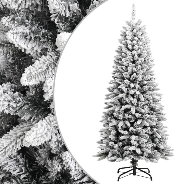 Artificial Christmas Tree with Flocked Snow 150 cm PVC&PE