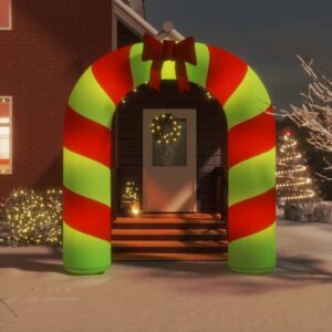 Christmas Inflatable Archway LED Lights Outdoor Yard Decoration Festive Entry