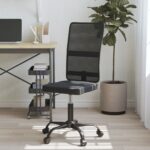 Comfortable Black Mesh Office Chair Ergonomic Adjustable Swivel Breathable