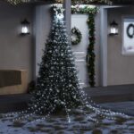 Festive Cold White LED Christmas Tree Fairy Lights Waterproof Indoor Outdoor Decor