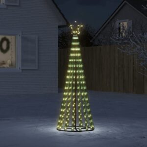 Warm White LED Christmas Tree Cone Light Indoor Outdoor Festive Decoration