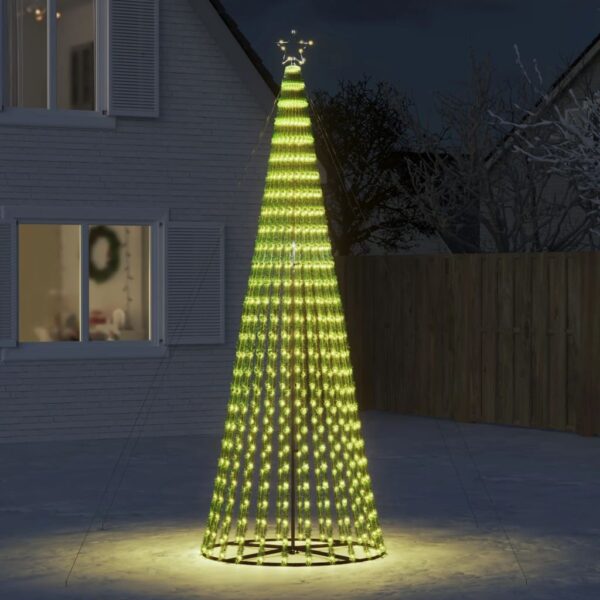 Warm White LED Christmas Tree Cone Light Outdoor Indoor Festive Atmosphere Decor