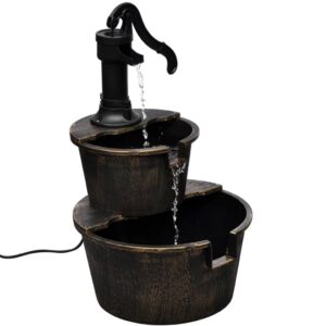 Vintage  Decorative Well Pump Indoor Water Fountain with Hose and Pump