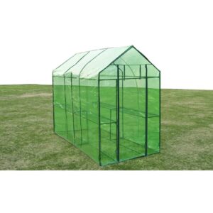 Extra Large Walk-In Greenhouse Garden Plant Grow House with Steel Frame Green