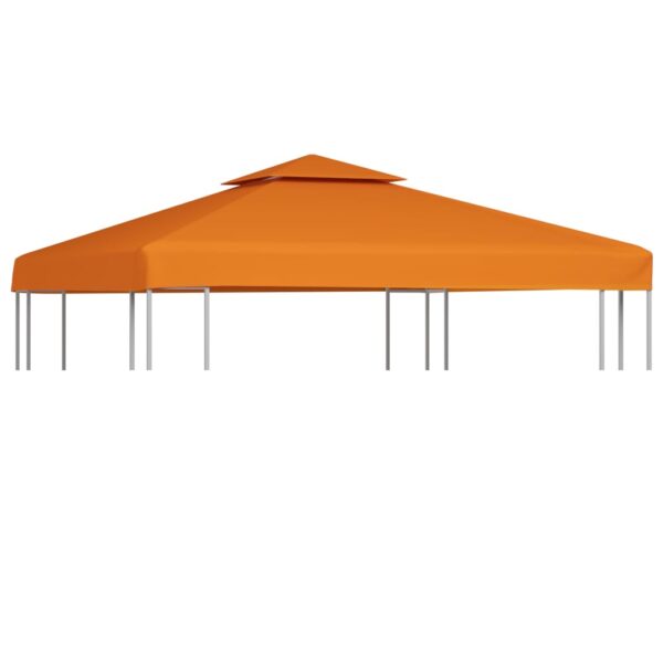 Waterproof Gazebo Canopy Top Cover Orange Square UV Protection Outdoor Shelter