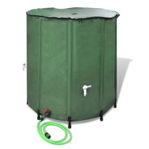 Collapsible Rainwater Collection Tank UV Protected Corrosion Resistant Green