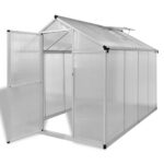 Reinforced Aluminium Greenhouse with Base Frame 4.6 m²