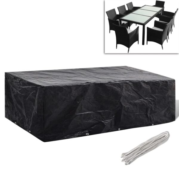 Water UV Resistant Garden Furniture Cover Durable Polyethylene with Eyelets