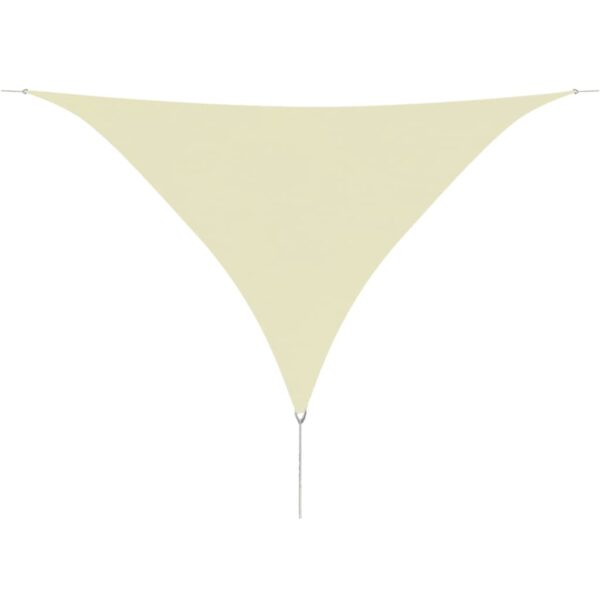 Sunshade Sail Oxford Fabric Triangular 3.6x3.6x3.6 m Cream