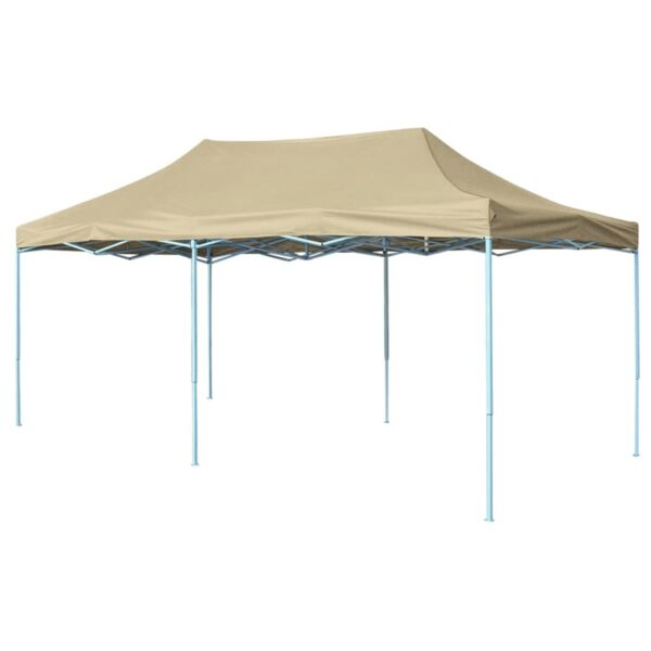 Waterproof UV Protective Pop-Up Canopy Cream White Outdoor Event Shelter