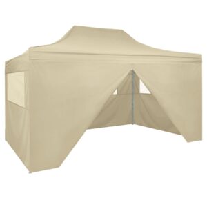 Waterproof UV Protective Pop-Up Canopy Tent with Side Walls for Outdoor Events