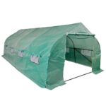 Walk-In Garden Greenhouse Large Portable Polytunnel Steel Frame Plant Protection