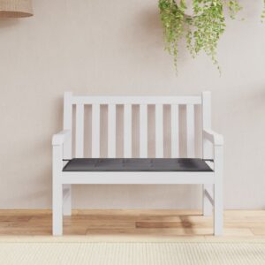 Comfortable Outdoor Garden Bench Cushion Anthracite Soft Oxford Fabric Water-Resistant