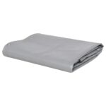 Heavy Duty Grey Tarpaulin Waterproof UV Tear Resistant Canvas Cover with Eyelets