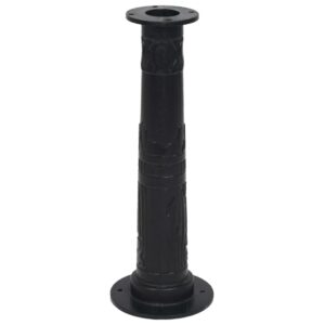 Vintage  Cast Iron Garden Hand Water Pump Stand Black Durable Outdoor Decor