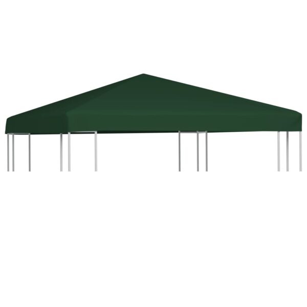 Water Resistant Green Gazebo Top Cover Sunshade Polyester Fabric with PVC Coating