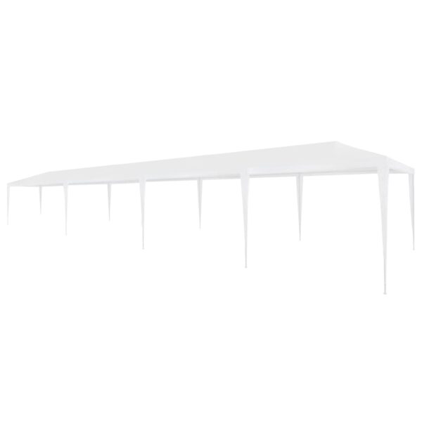 Outdoor Garden Canopy Gazebo White UV Water Resistant PE Material with Steel Frame